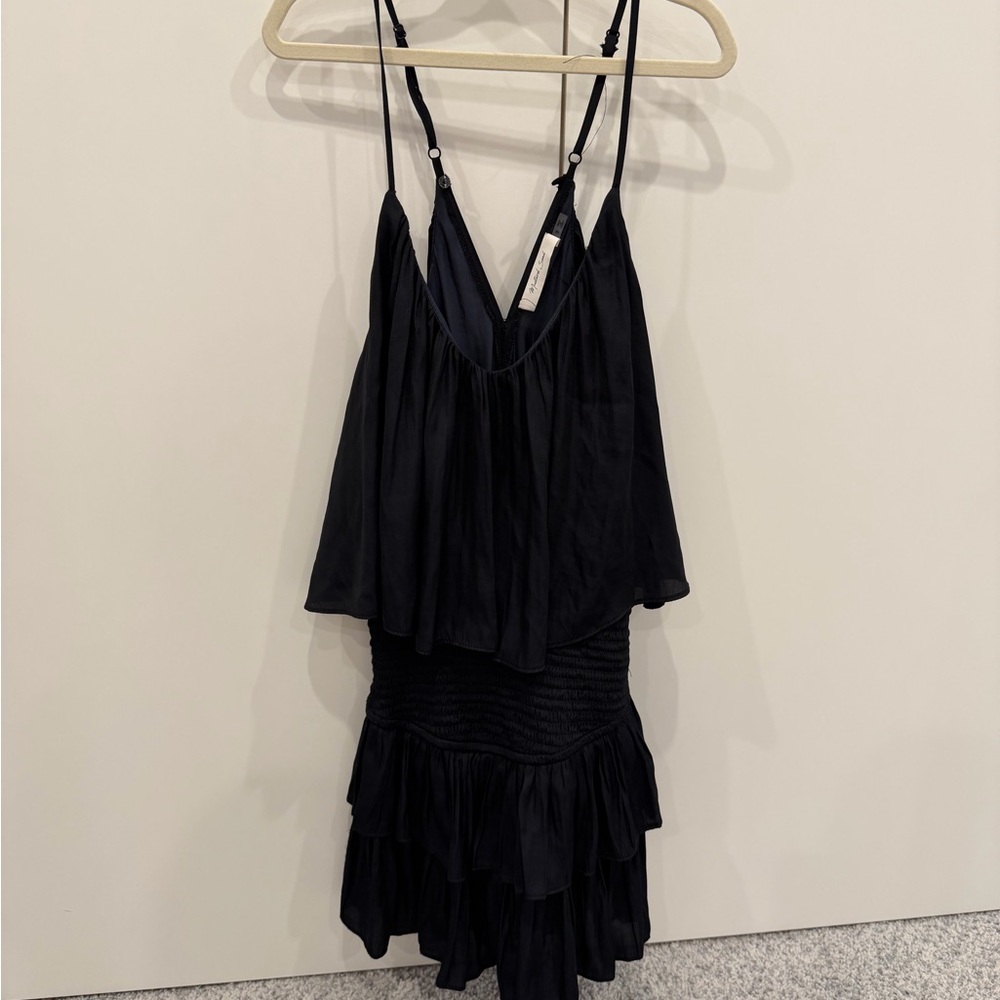 Mustard Seed Midnight Black Romper Dress